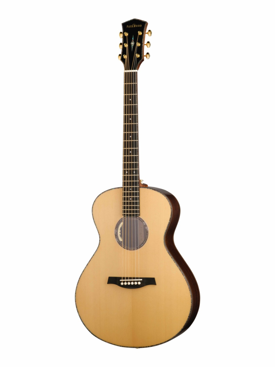 P880-WCASE-NAT Электро-акустическая гитара, цвет натуральный, с футляром, Parkwood купить в prostore.me