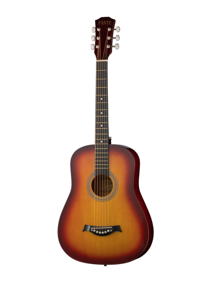 FT-R38B-3TS Акустическая гитара, санберст, Fante купить в prostore.me