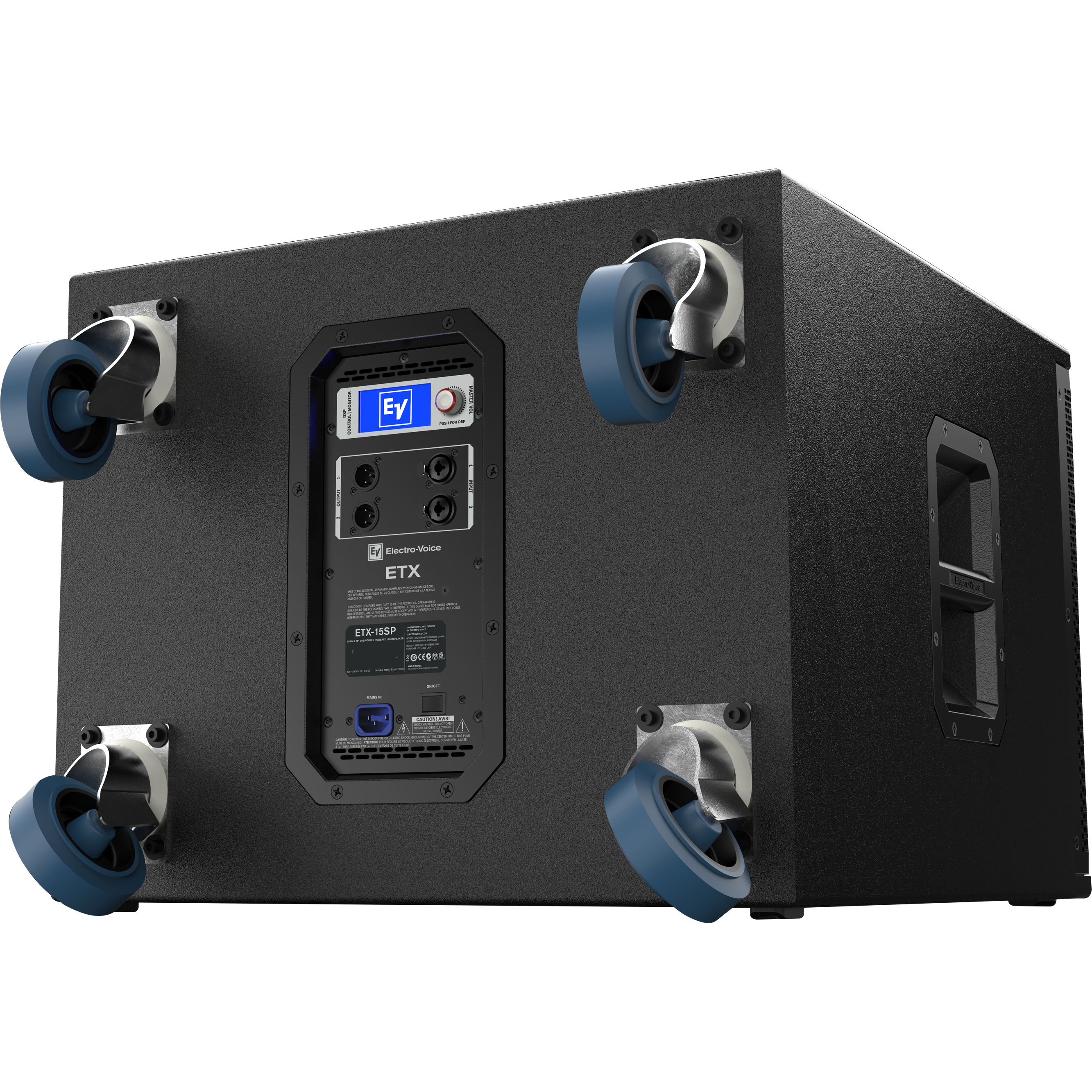 Electro-Voice ETX-15SP Активный субвуфер, 15", встроенный усилитель на 1800 Вт с DSP-процессором купить в prostore.me