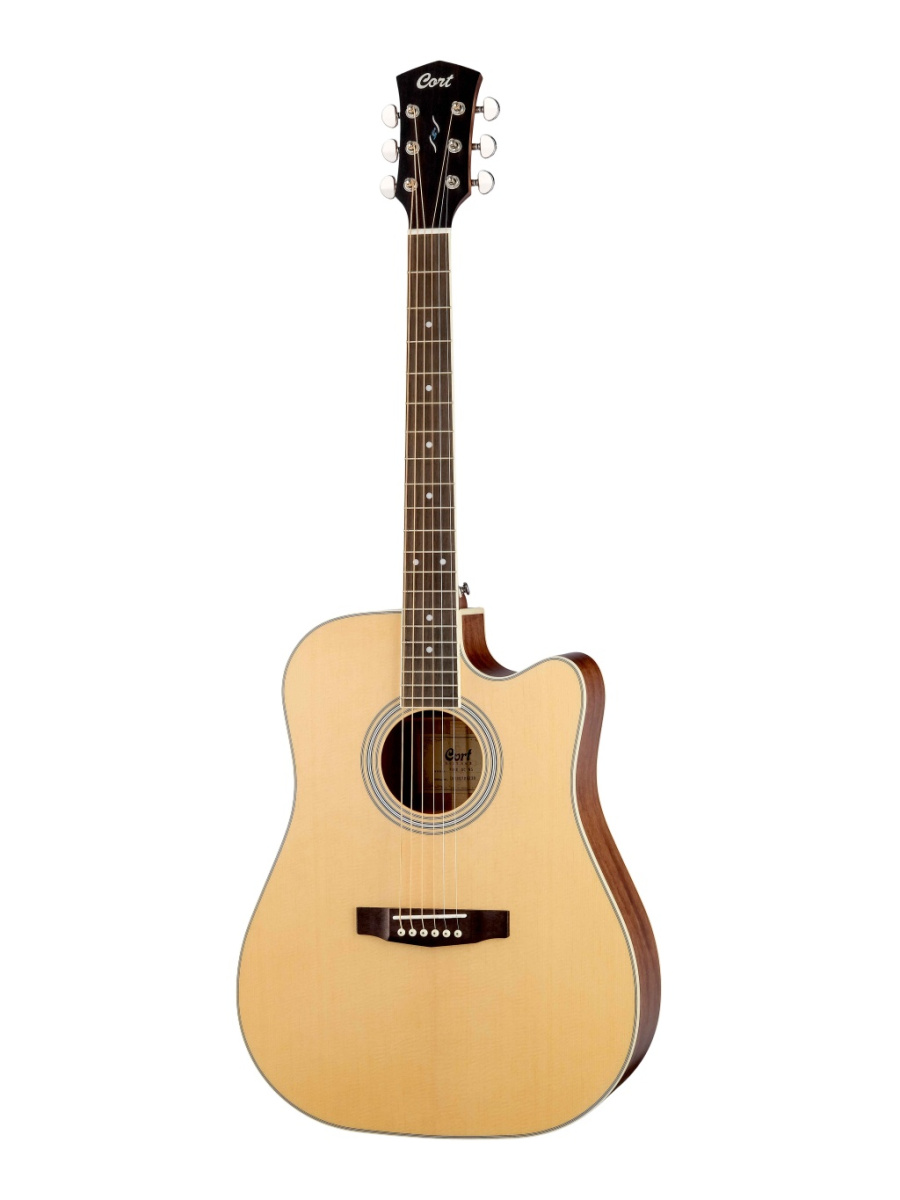 PURE-DC-NS-WBAG Акустическая гитара, с вырезом, с чехлом, Cort купить в prostore.me