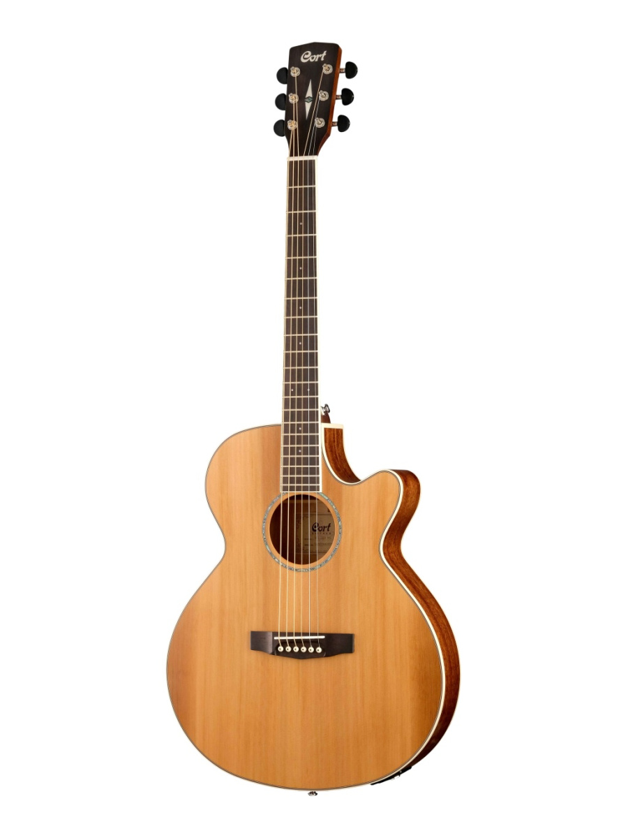 SFX-CED-NS SFX Series Электро-акустическая гитара, с вырезом, цвет натуральный матовый, Cort купить в prostore.me