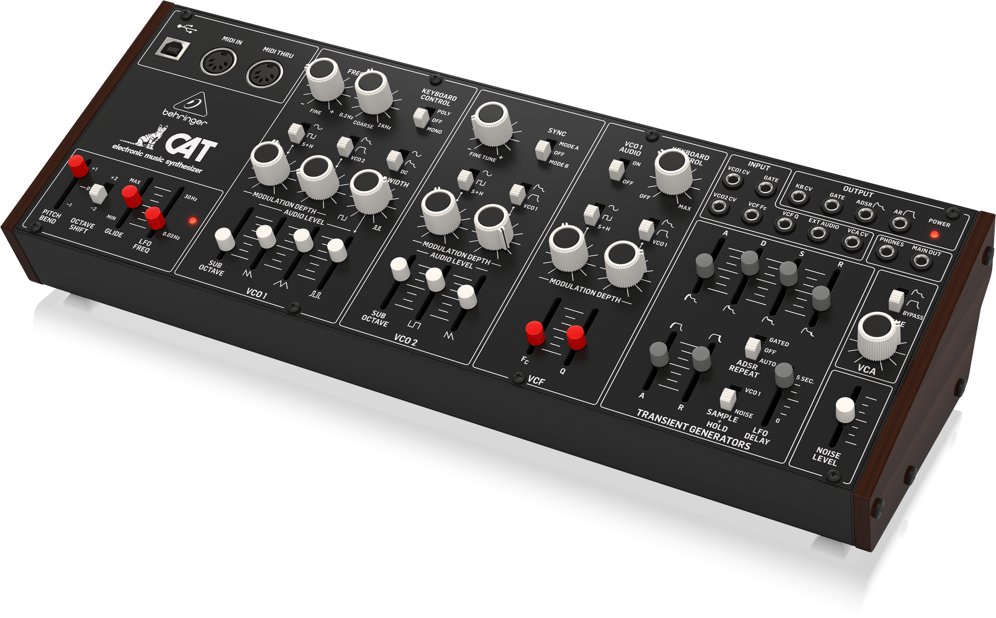 картинка BEHRINGER CAT - полумодульный аналоговый синтезатор от магазина prostore.me