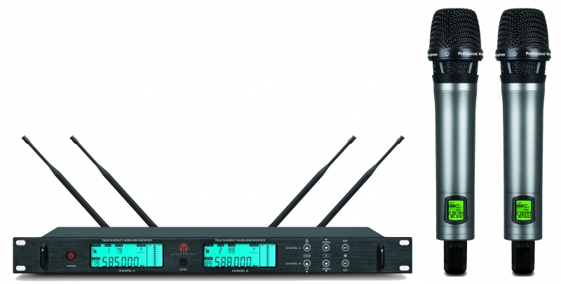 Arthur Forty U-9700C Вокальная радиосистема с 2 ручными микрофонами 96 каналов с капсюлем AF53. купить в prostore.me