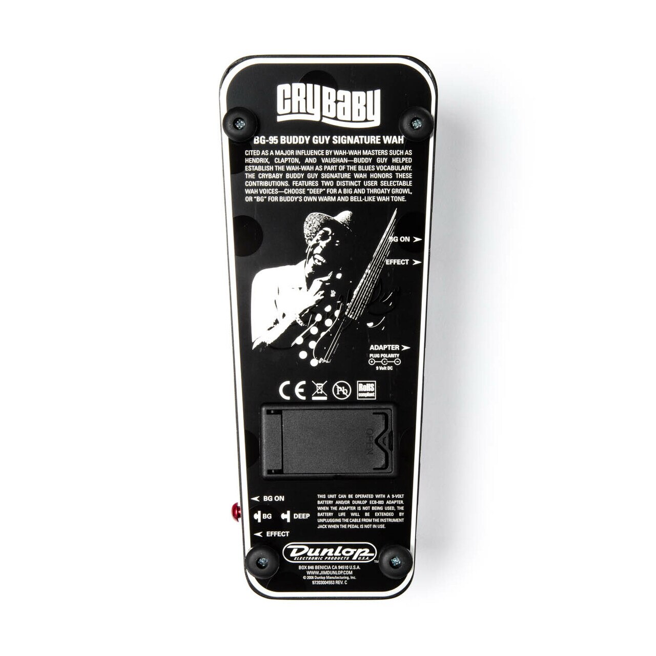 картинка BG95 Buddy Guy Cry Baby Wah Педаль эффектов, Dunlop от магазина prostore.me