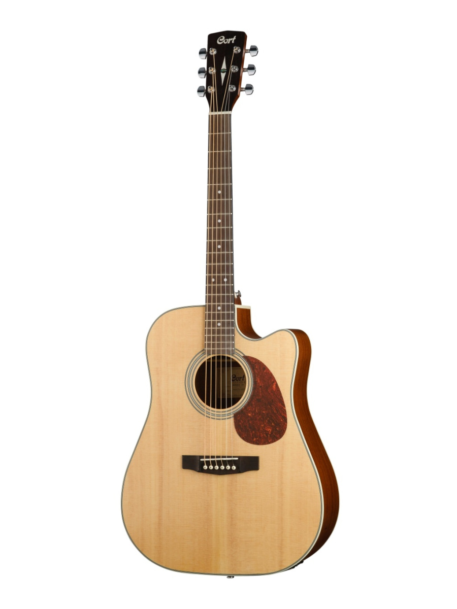 MR500E-OP MR Series Электро-акустическая гитара, с вырезом, цвет натуральный, Cort купить в prostore.me