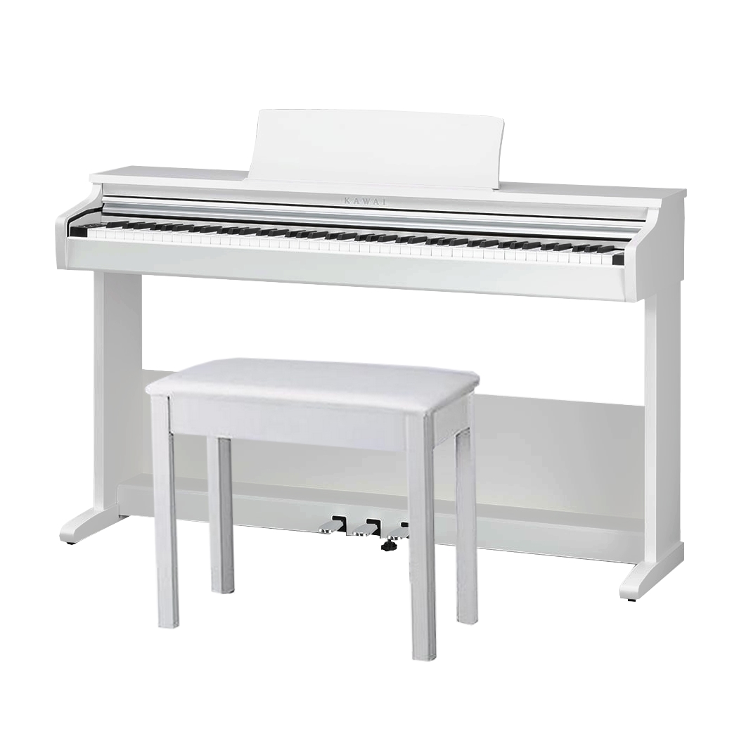 KAWAI KDP75 W - цифровое пианино, банкетка, 192 полифония,механика RHC, цвет белый купить в prostore.me