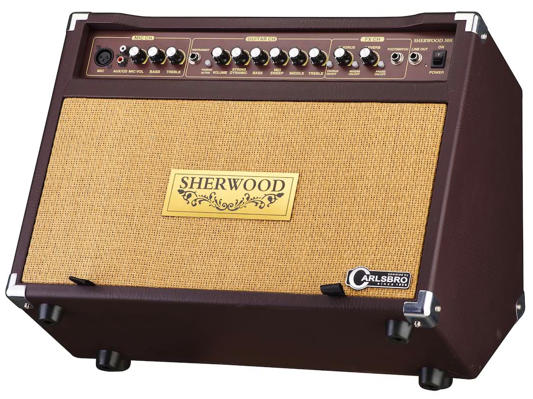 CARLSBRO SHERWOOD 30R Комбо усилитель для акустической гитары. 30Вт. Вход для микрофона XLR с незави купить в prostore.me