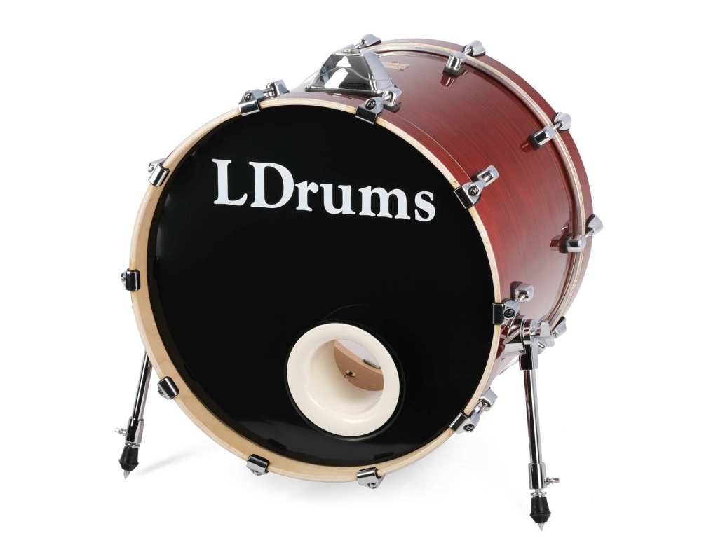 картинка 5001012-2016 Бас-барабан 20" x 16", красный, LDrums от магазина prostore.me