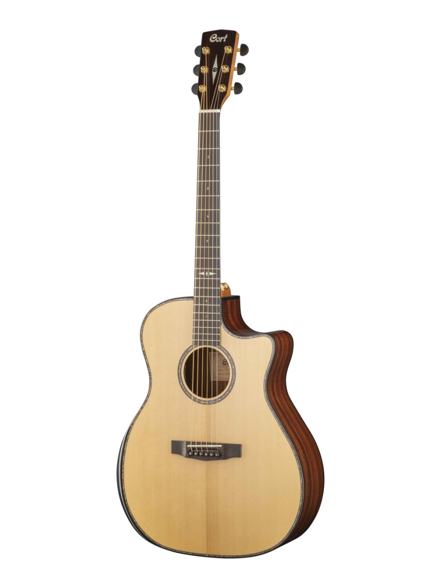 GA-PF-Bevel-NAT Grand Regal Series Электро-акустическая гитара с вырезом, Cort купить в prostore.me