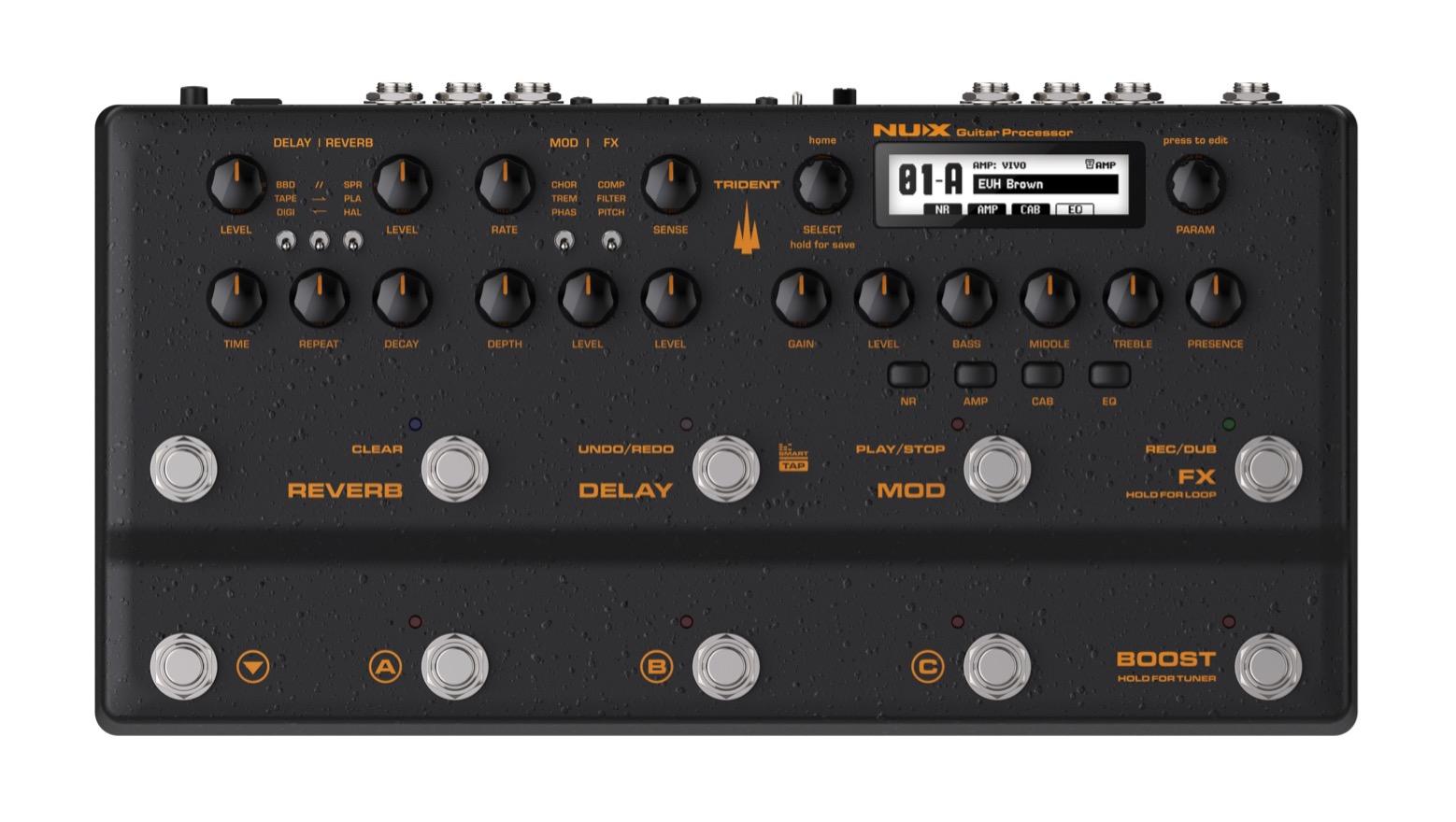 картинка NME-5 Trident Процессор эффектов, Nux от магазина prostore.me