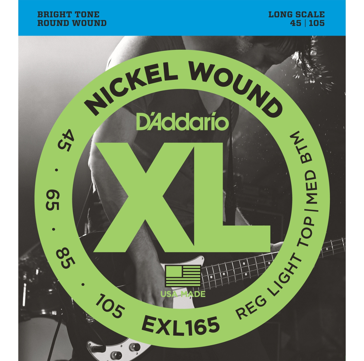 D'ADDARIO EXL165 - струны для БАС-гитары, soft/reg, 045-105 купить в prostore.me