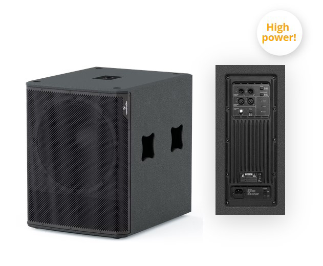 картинка Hyper-Bass-18-Pro Сабвуфер активный, 1200Вт, SoundSation от магазина prostore.me