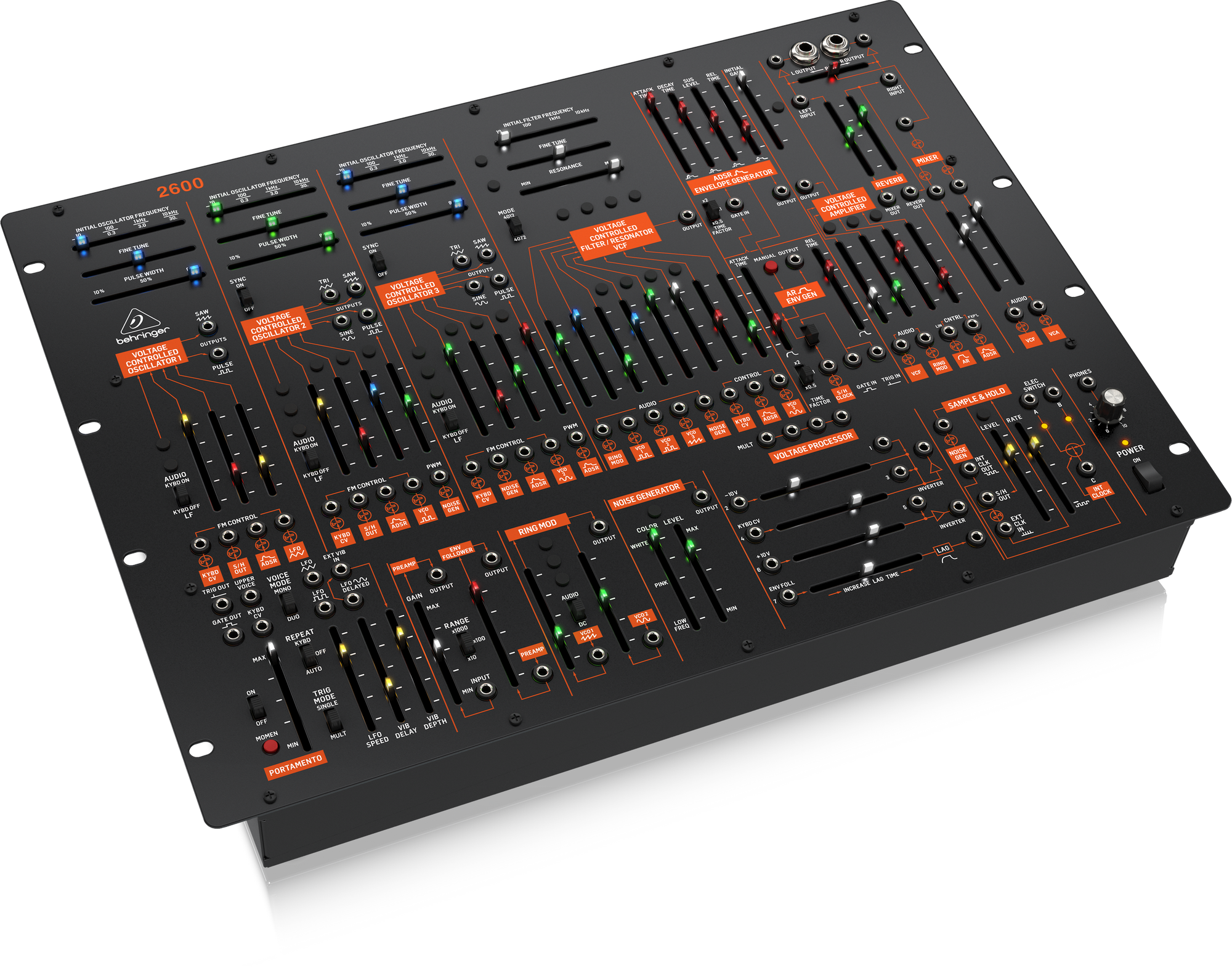 BEHRINGER 2600 - полумодульный рековый синтезатор купить в prostore.me