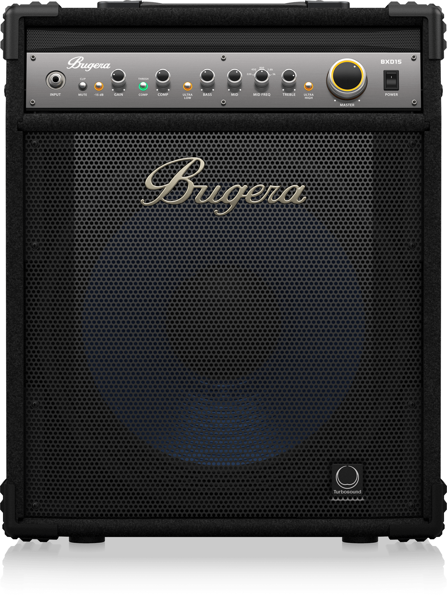 BUGERA BXD15A - басовый комбоусилитель, 1000 Вт, 1 х 15' TURBOSOUND с алюминиевым диффузором. купить в prostore.me