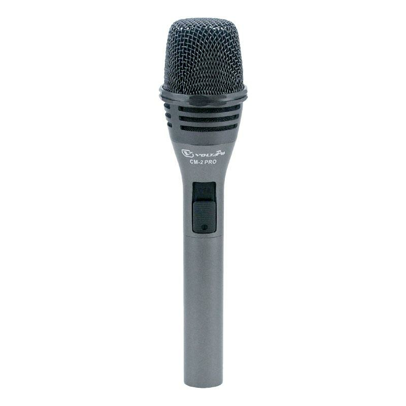 VOLTA CM-2 PRO Профессиональный вокальный конденсаторный микрофон с включателем. купить в prostore.me