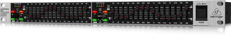 картинка BEHRINGER FBQ1502HD - эквалайзер стерео, графический, 15 полос от магазина prostore.me