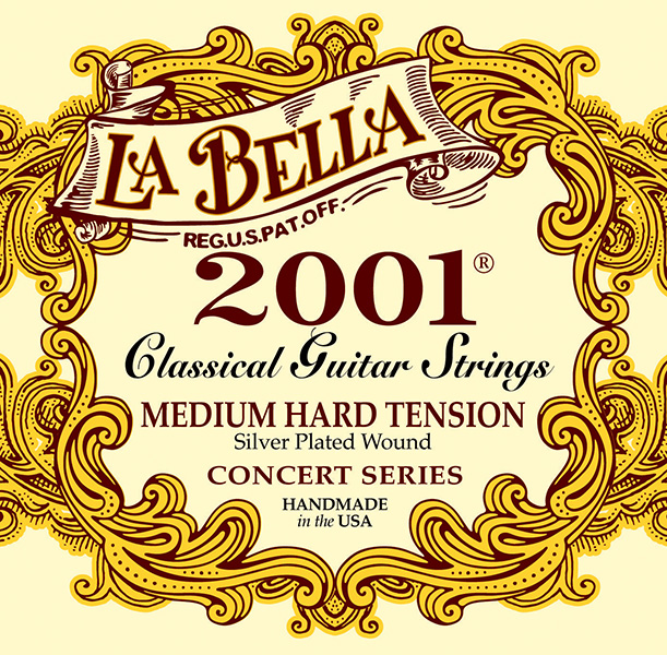 La Bella 2001MH Medium Hard Комплект струн для классической гитары, ср-сильное натяж. купить в prostore.me