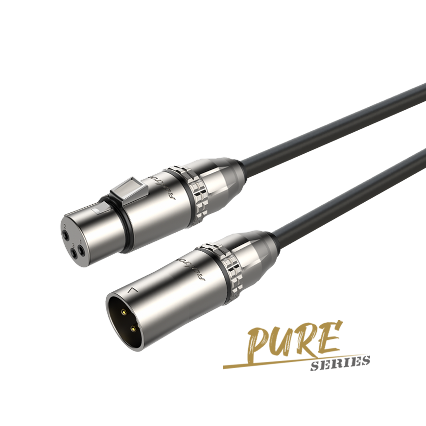 ROXTONE PMXX200/6 Микрофонный кабель премиального класса с разъемами IP66 (2x0,3mm2, D: 6.5мм), XLR(