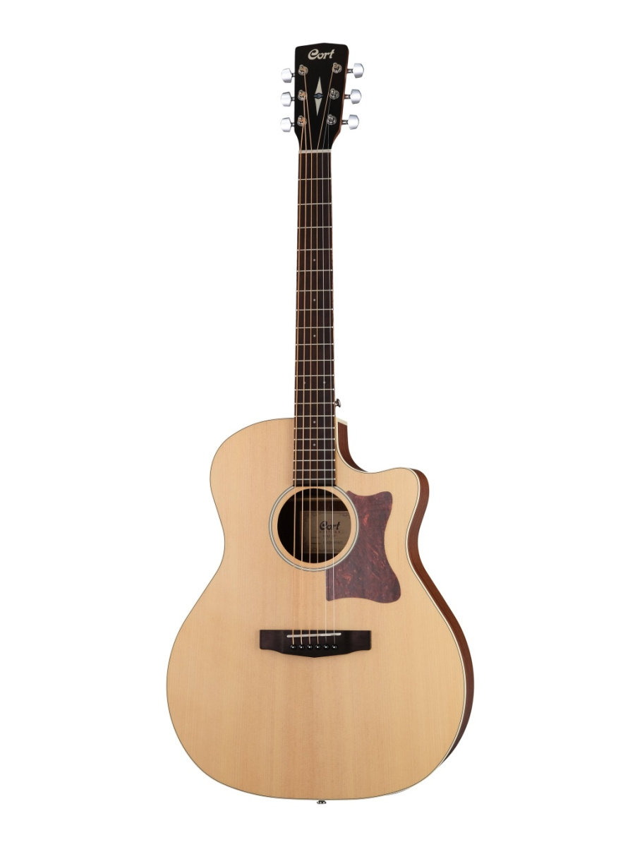 GA1E-OP-WBAG Grand Regal Series Электро-акустическая гитара, цвет натуральный, чехол, Cort купить в prostore.me