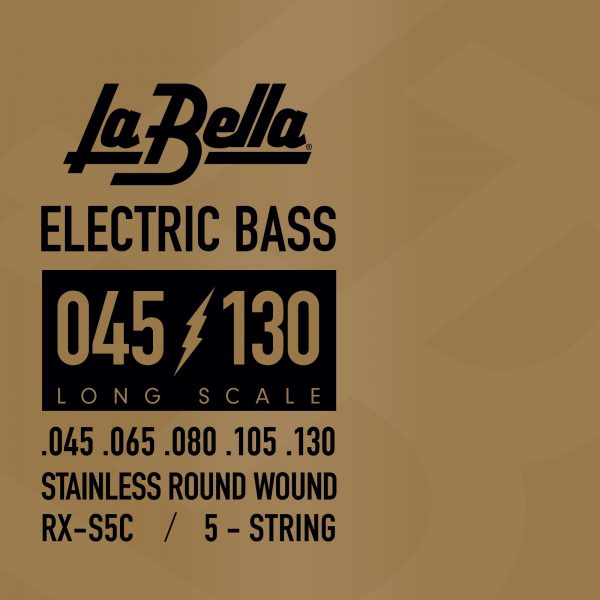 La Bella RX-S5C RX – Stainless Комплект струн для 5-струнной бас-гитары, нерж.сталь, 45-130. купить в prostore.me