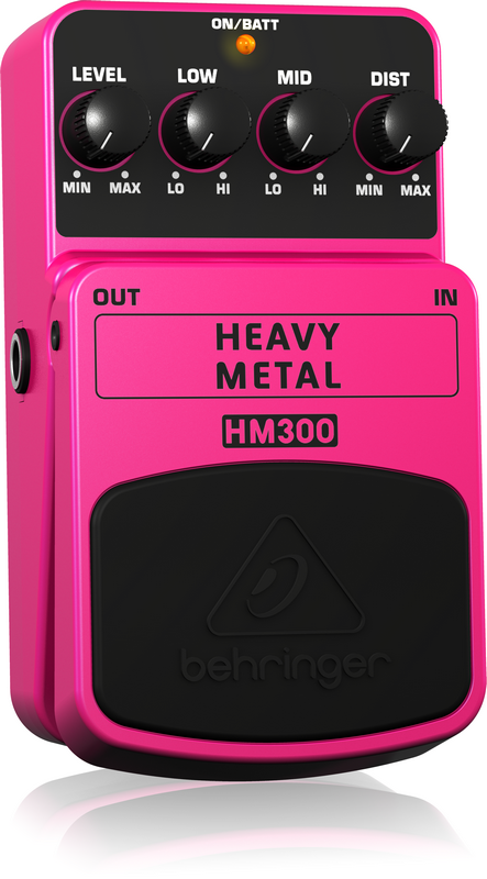 BEHRINGER HM300 - педаль эффектов 'хэви метал'-дисторшн купить в prostore.me