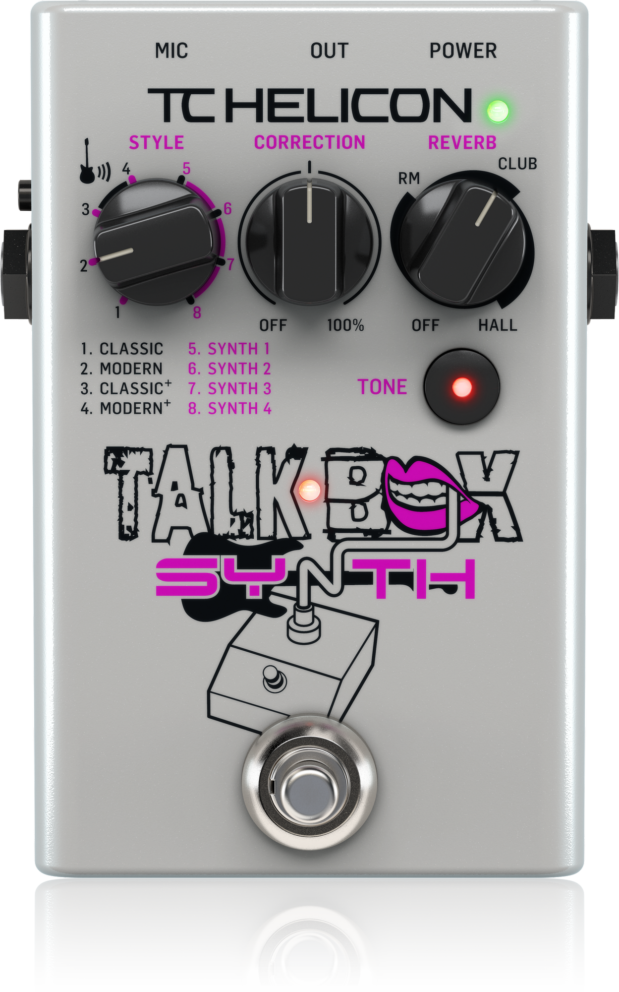 TC HELICON TALKBOX SYNTH - педаль эффектов для гитары и вокала, синтезатор эффекта Talkbox купить в prostore.me