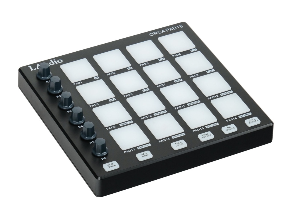картинка ORCA-PAD16 MIDI пэд-контроллер, 16 пэдов, LAudio от магазина prostore.me