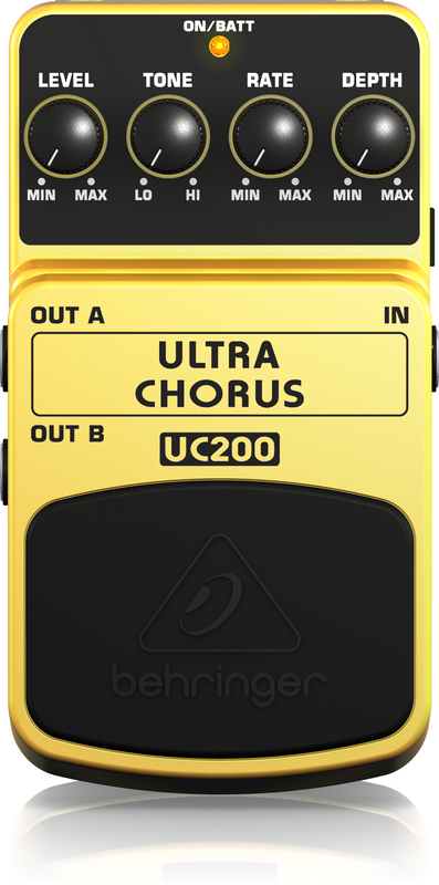 картинка BEHRINGER UC200 - педаль эффектов стерео хоруса от магазина prostore.me