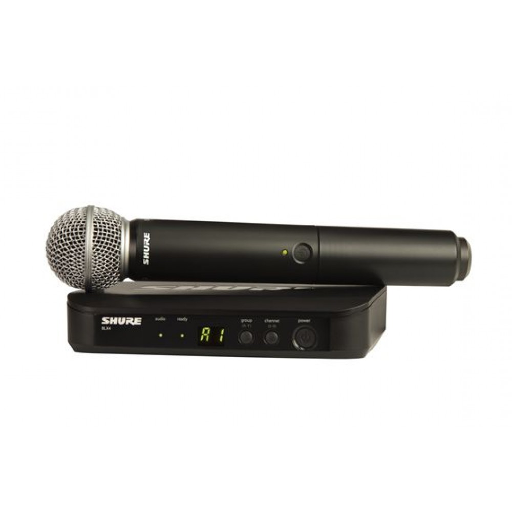 SHURE BLX24E/PG58-M17 радиосистема вокальная капсюлем микрофона PG58 