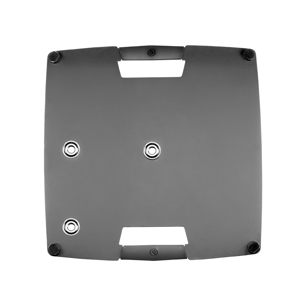 GRAVITY LS 431 B - Стальная световая стойка черного цвета с квадратным основанием. купить в prostore.me