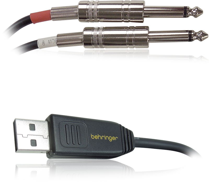 BEHRINGER LINE2USB - линейный стерео USB-аудиоинтерфейс (кабель), 44.1кГц и 48 кГц, длина 2 м. купить в prostore.me