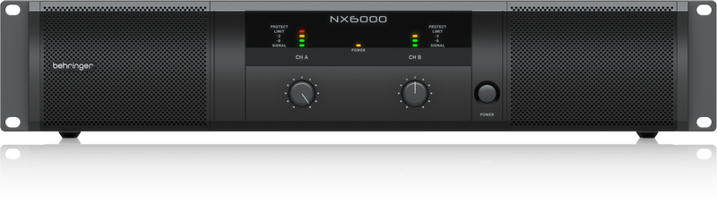 BEHRINGER NX4-6000 - усилитель мощности четырехканальный, 4 x 1600Вт 2Ом, 860Вт 4Ом , 440Вт 8Ом, купить в prostore.me