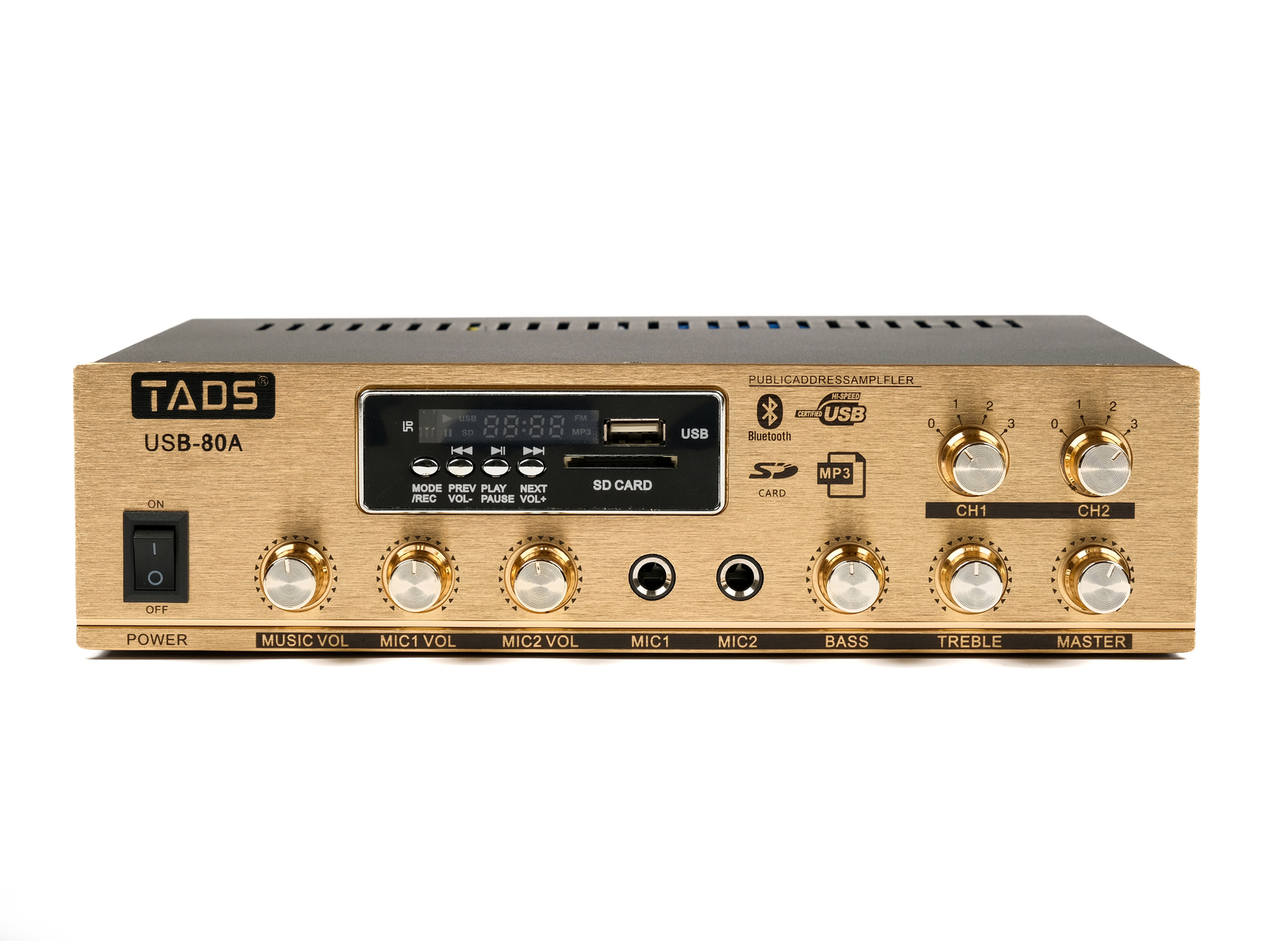 картинка DS-80A Усилитель мощности, трансляционный, 80Вт, TADS от магазина prostore.me