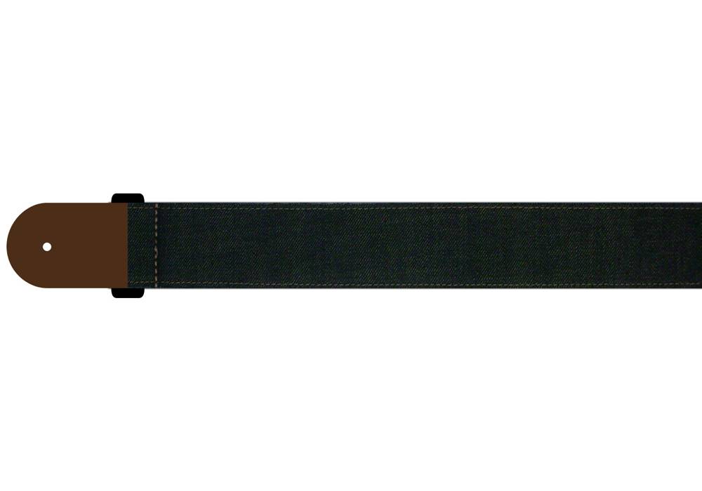 Perri's DWS20-1313 - Джинсовый ремень (2,0") для гитары (чёрный) купить в prostore.me