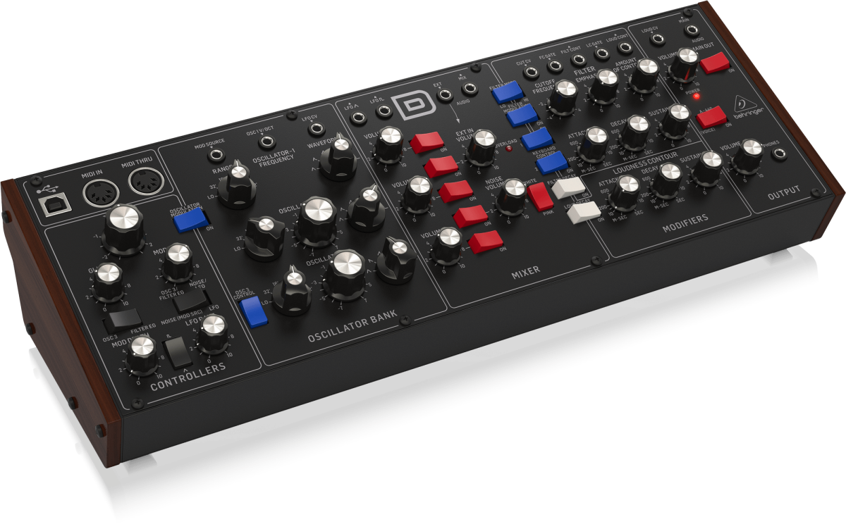 BEHRINGER MODEL D - аналоговый монофонический синтезатор купить в prostore.me