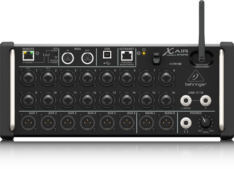 картинка Behringer XR18 цифровой микшер, 16 мик Midas XLR от магазина prostore.me