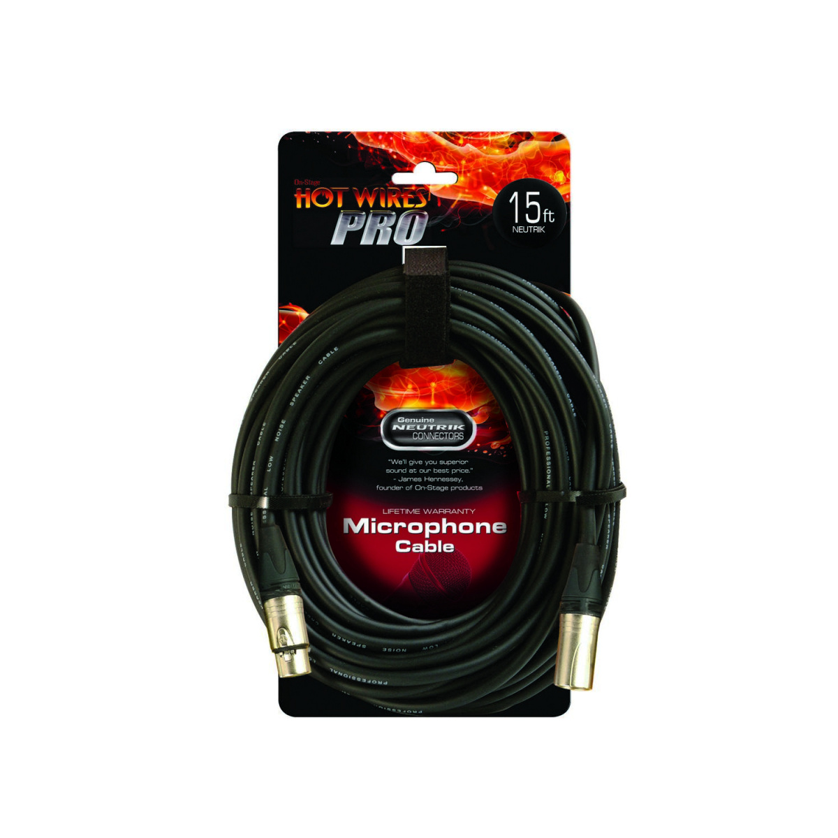 OnStage MC-15NN - микрофонный кабель XLR <-> XLR ( Neutrik) , длина 4.57м. купить в prostore.me