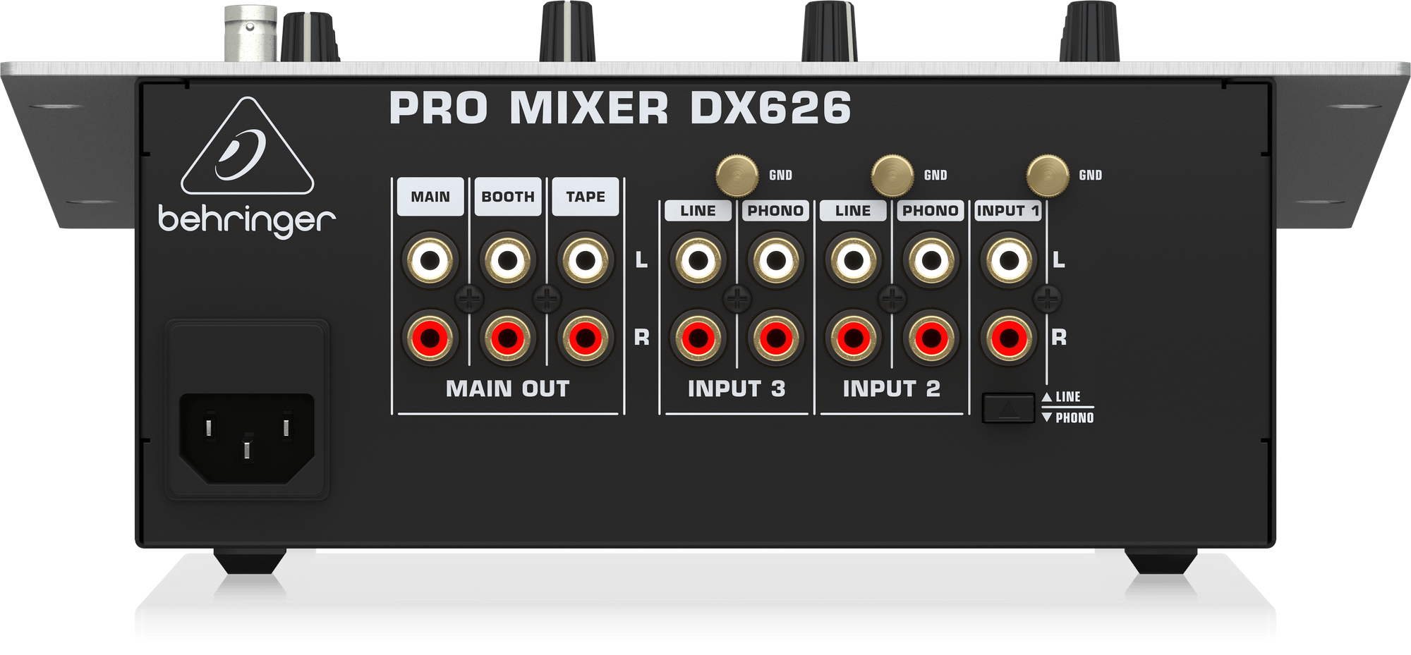 BEHRINGER DX626 - DJ микшер, 3 канала, кроссфейдер ULTRAGLIDE,эквалайзер купить в prostore.me