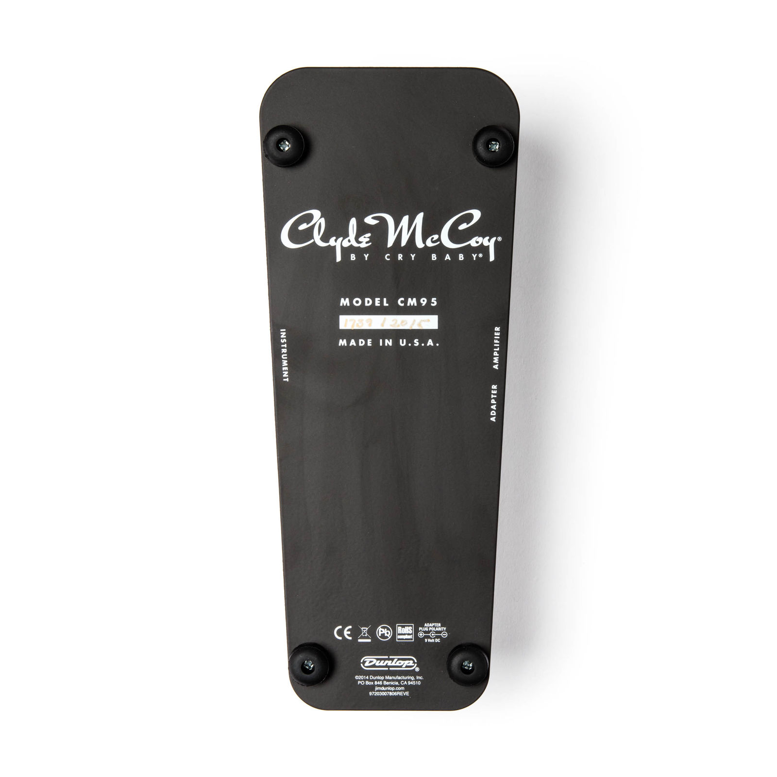 картинка CM95 Clyde McCoy Wah Педаль эффектов, Dunlop от магазина prostore.me