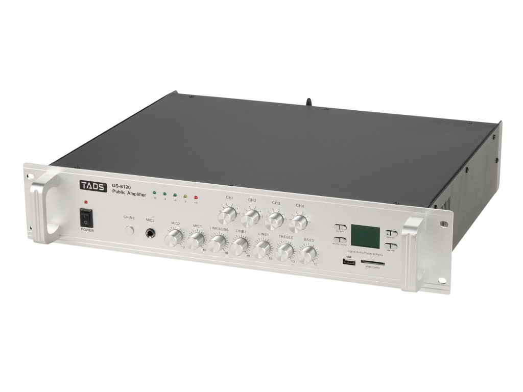 картинка DS-8120 Усилитель мощности трансляционный, 120Вт, TADS от магазина prostore.me
