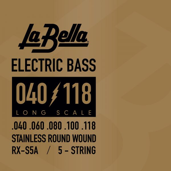 La Bella RX-S5A RX – Stainless Комплект струн для 5-струнной бас-гитары, нерж.сталь, 40-118. купить в prostore.me