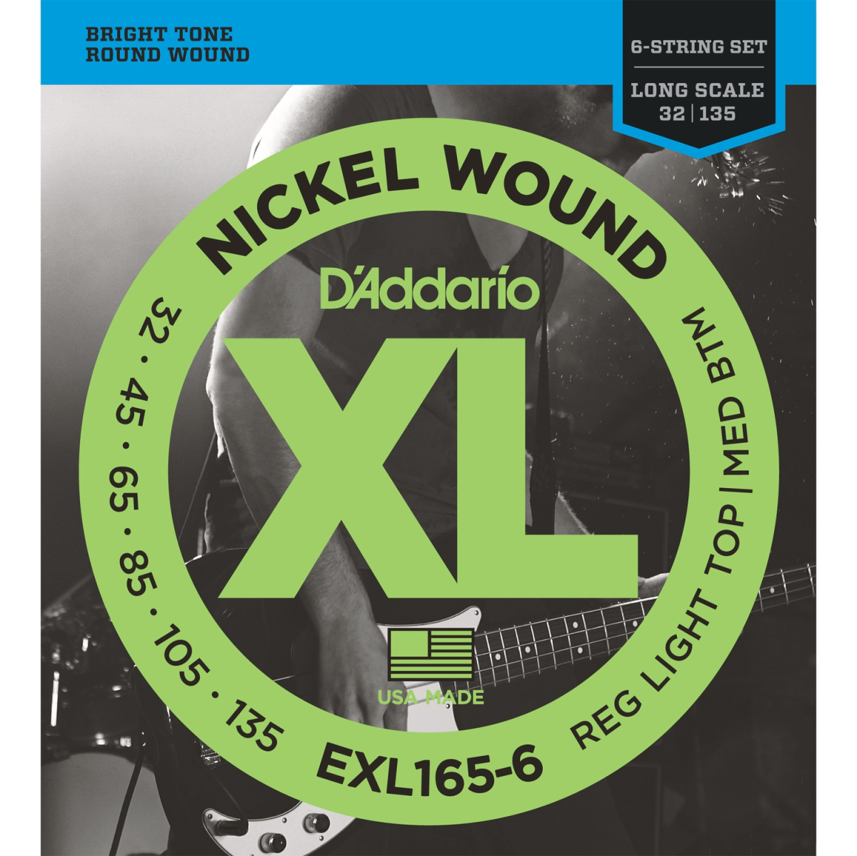 D'ADDARIO EXL165-5 - струны для 5-струнной бас-гитары, 45-135, никель купить в prostore.me