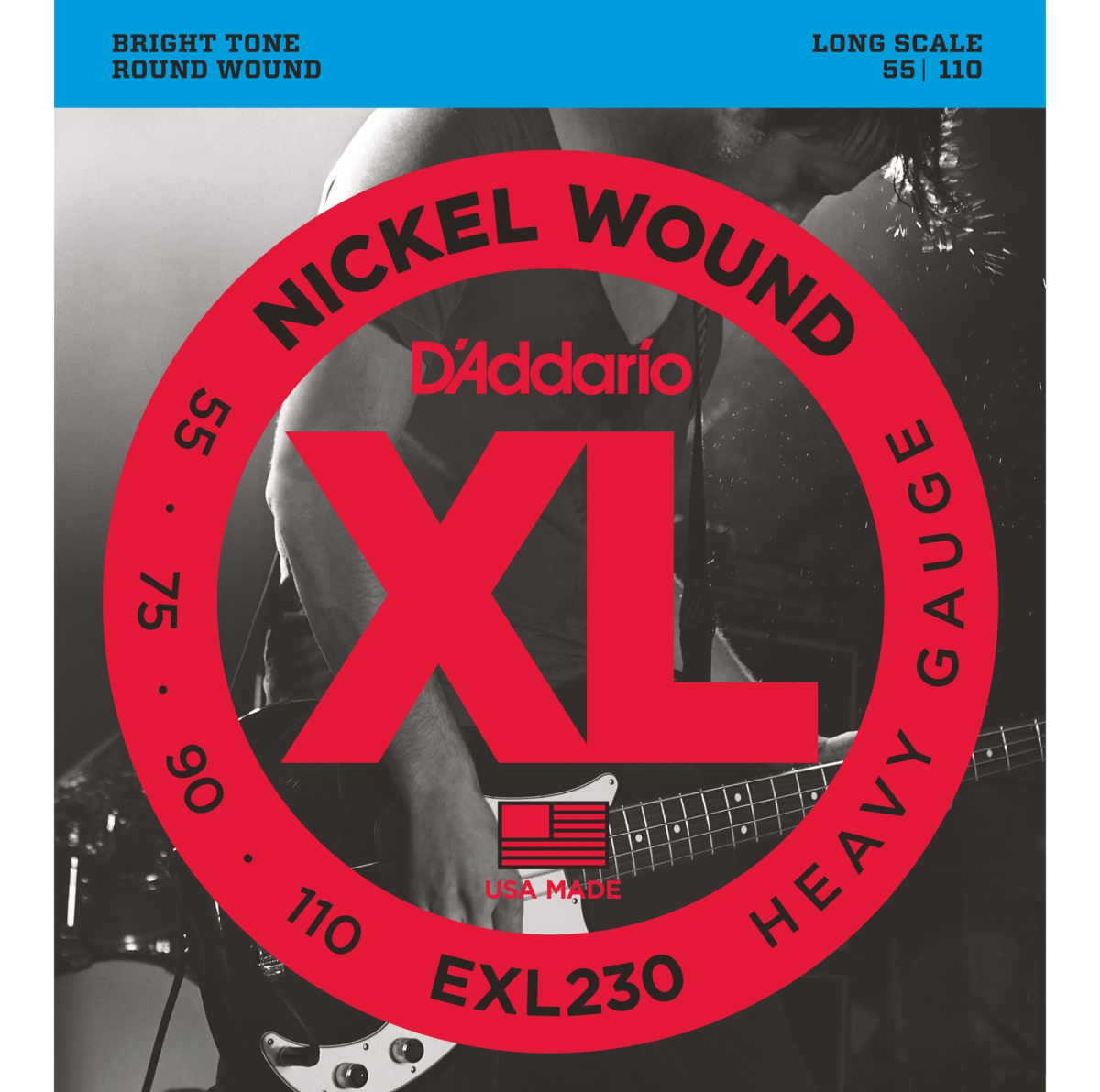 D'ADDARIO EXL230 - струны для БАС-гитары super soft long, 055-110 купить в prostore.me