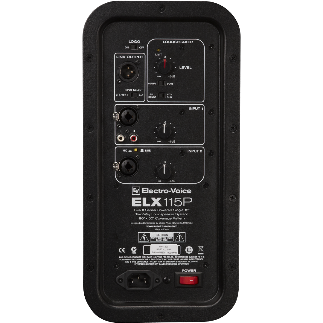 Electro-Voice ELX115P 2- х полосный, 15"/1,5", встроенный усилитель на 1000 Вт купить в prostore.me