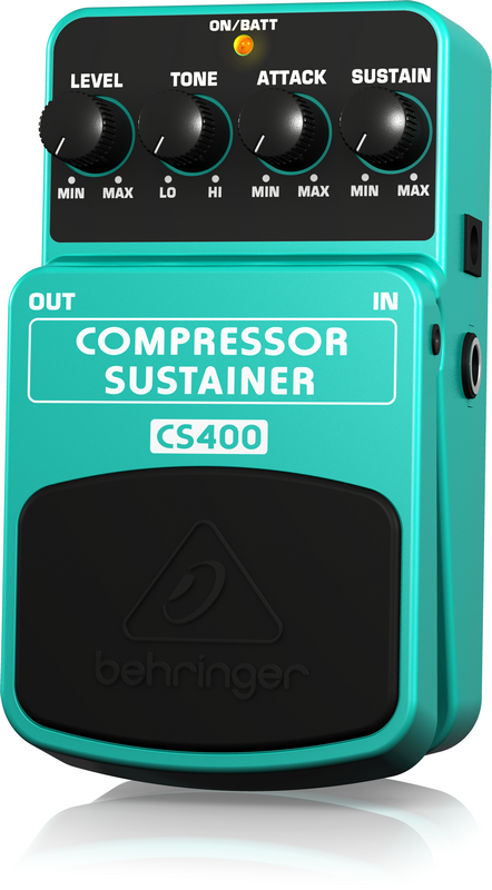 BEHRINGER CS400 - педаль эффектов динамической обработки для гитар, бас-гитар и клавиш купить в prostore.me