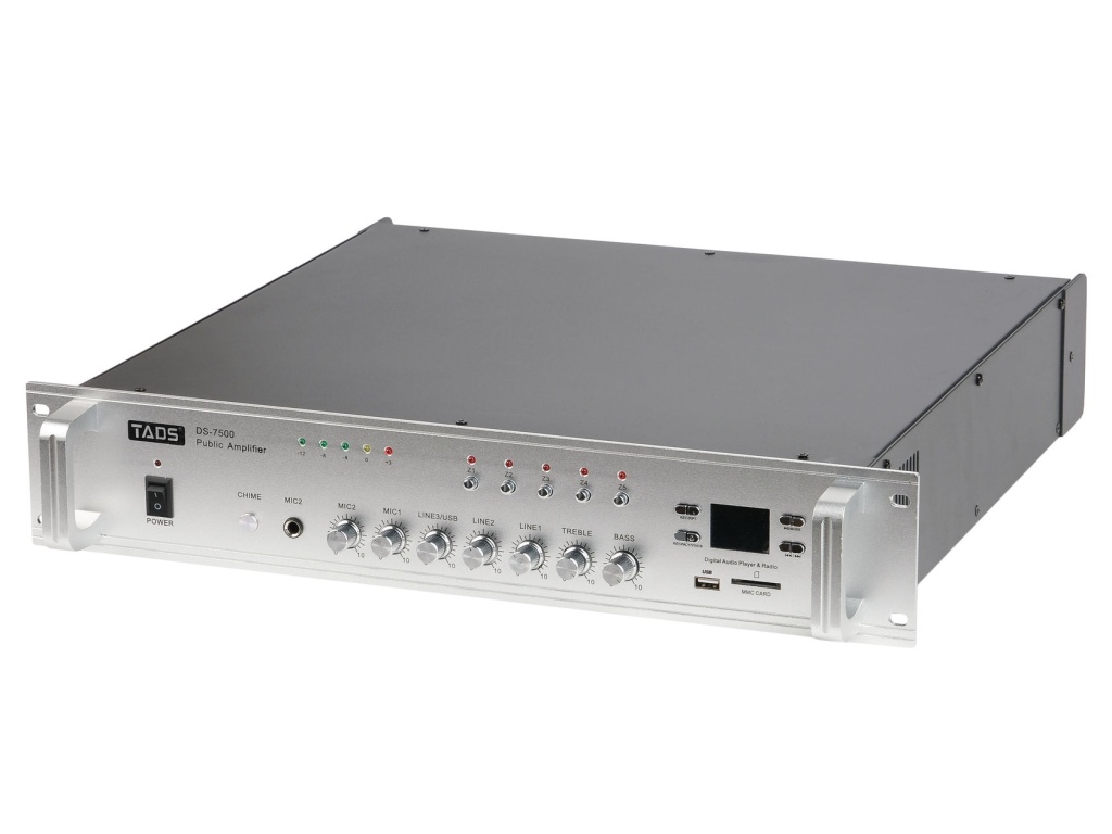 картинка DS-7500 Усилитель мощности трансляционный, 500Вт, TADS от магазина prostore.me