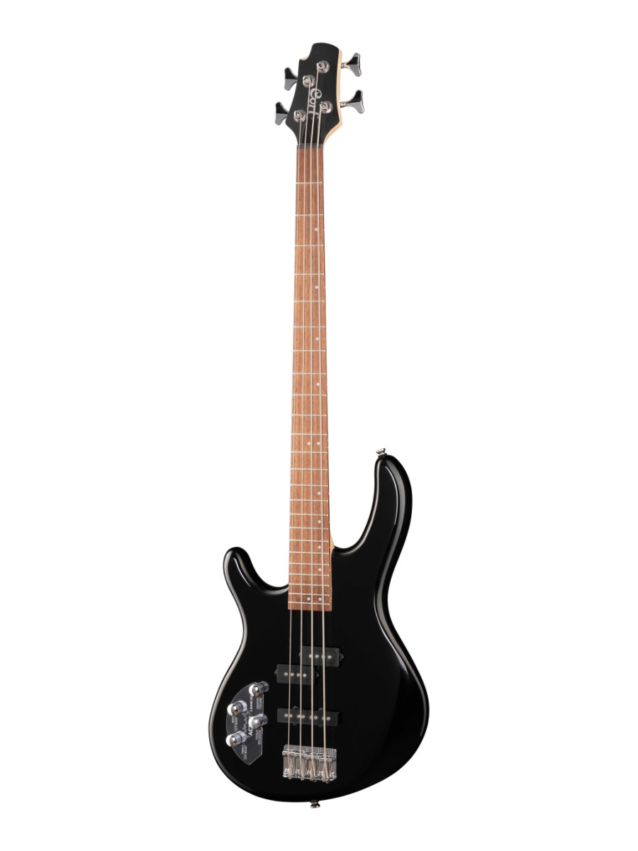 Action-Bass-Plus-WBAG-LH-BK Action Series Бас-гитара, леворукая, черная, с чехлом, Cort