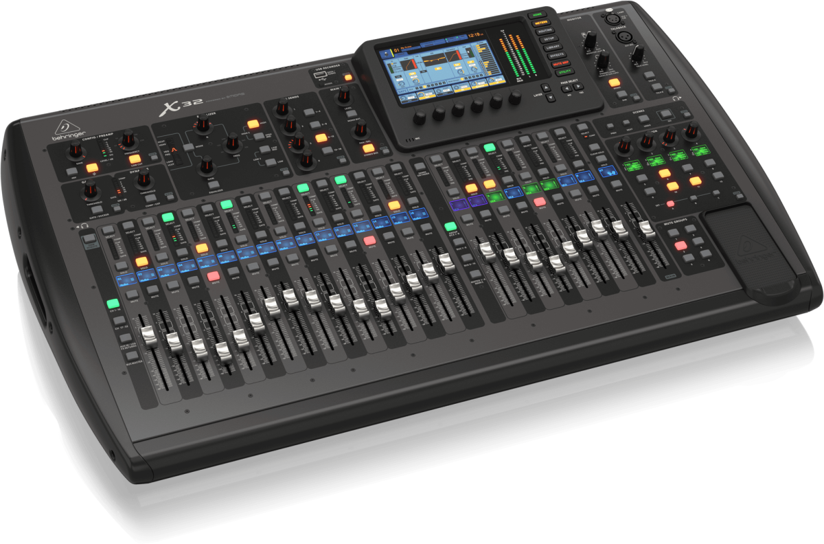 BEHRINGER X32 - цифровой микшер, 32 входа,16 шин, 6 mute групп, 8 DCA групп купить в prostore.me