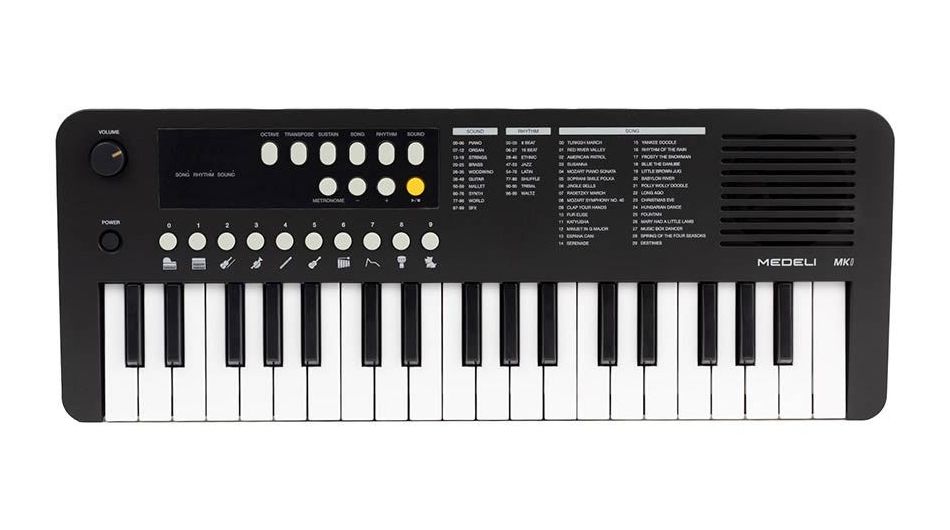 MK1-BK-Medeli Синтезатор, 37 клавиш, черный, Medeli