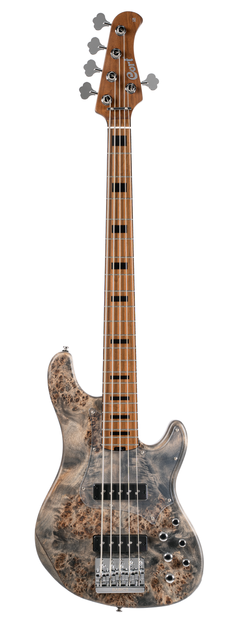 GB-Modern-5-OPCG GB Series Бас-гитара 5-струнная, серая, с чехлом, Cort купить в prostore.me